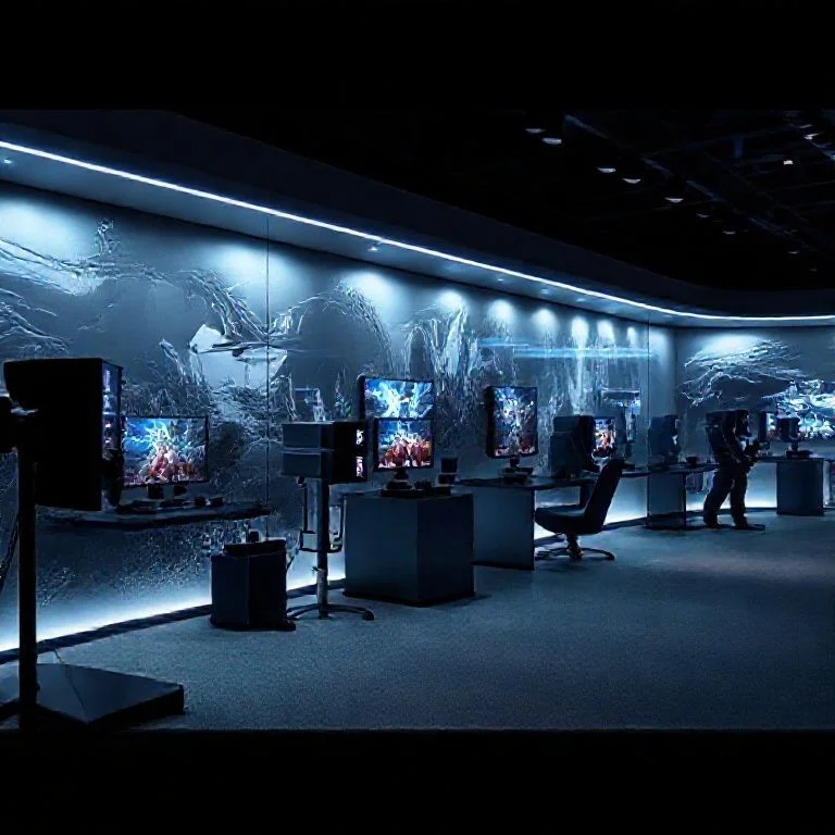 In-game screenshot of alien flora